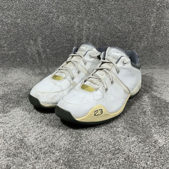 Jordan 23 Low Team 10/16 310083-102 Men’s Sz 10.5 White Leather Basketball Shoes main image 7